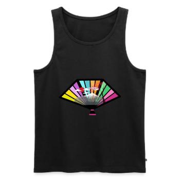Japan China Asia Subjects Asian Art - Men's Premium Organic Tank Top - black - Front - Michal (187cm)