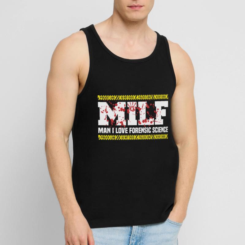 Forensic Scientist Forensic Forensic Science Men's Premium Organic Tank Top