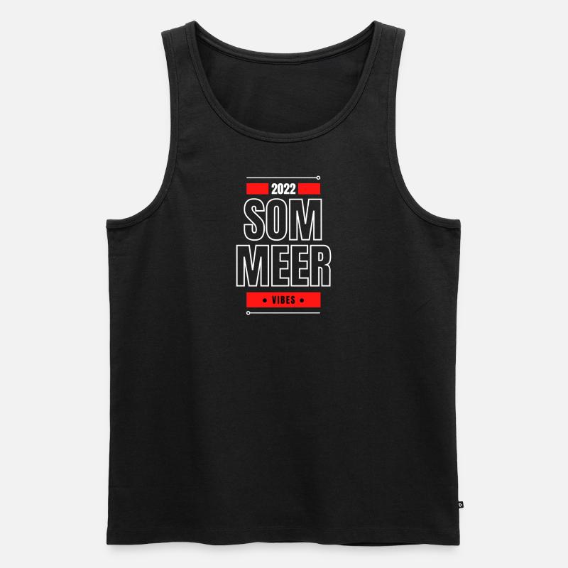 Sommeer Vibes 2022 - Männer Premium Bio Tank Top - Schwarz