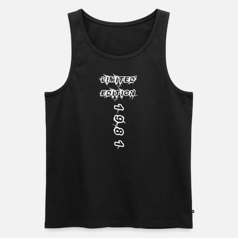 1981 - Männer Premium Bio Tank Top - Schwarz