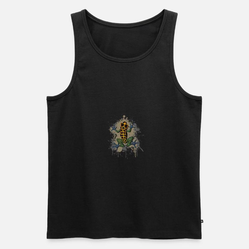 Frosch - Männer Premium Bio Tank Top - Schwarz