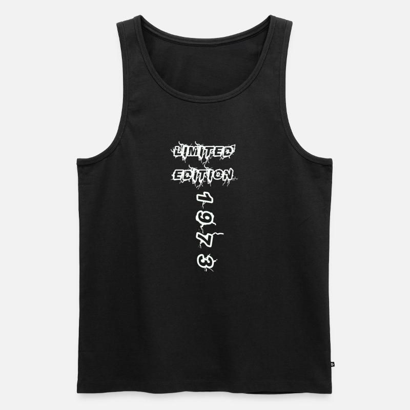 1973 - Männer Premium Bio Tank Top - Schwarz