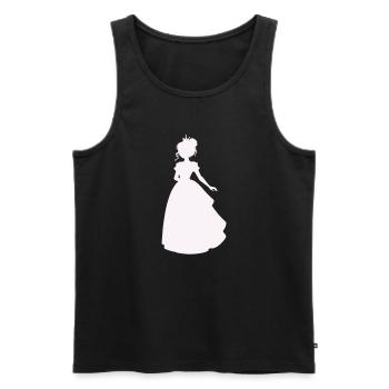 Princesse en robe de bal - Débardeur bio Premium Homme - noir - Devant - Michal (187cm)