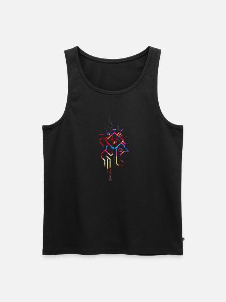 Hacking Hacks Hacker Computer Malware eSport Trojaner - Männer Premium Bio Tank Top - Schwarz