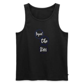flavor adventure culinary exploration - Männer Premium Bio Tank Top - Schwarz - Vorne - AI Model Male 178 light (178cm)