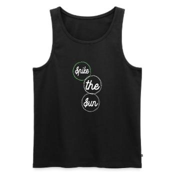 jokes beach volleyball tournaments - Männer Premium Bio Tank Top - Schwarz - Vorne - Michal (187cm)