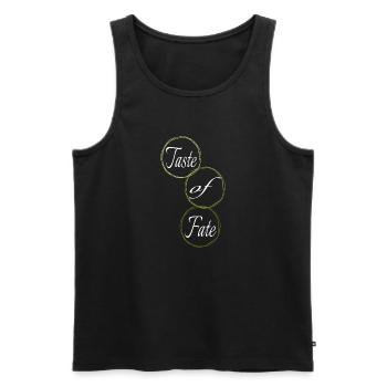 Culinary Art Present Idea Serendipity Humor - Men's Premium Organic Tank Top - black - Front - AI Model Male 178 light (178cm)