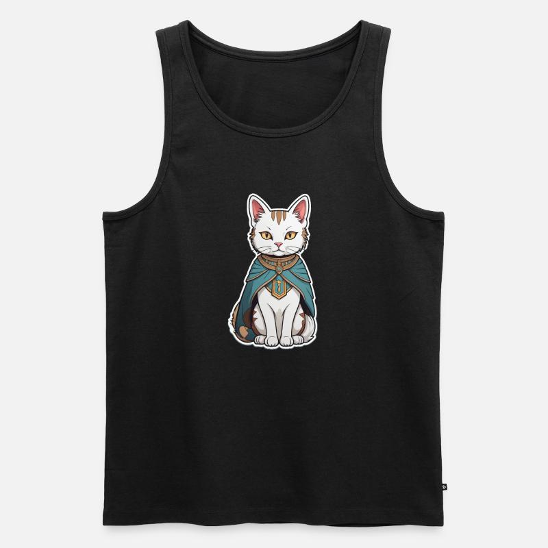 Sorcier du chat - Débardeur bio Premium Homme - noir