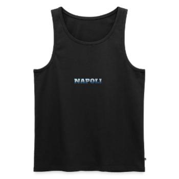 Napoli Neapel Italien Italia SSC - Männer Premium Bio Tank Top - Schwarz - Vorne - Michal (187cm)