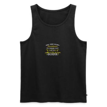 Aussie - Männer Premium Bio Tank Top - Schwarz - Vorne - AI Model Male 178 light (178cm)