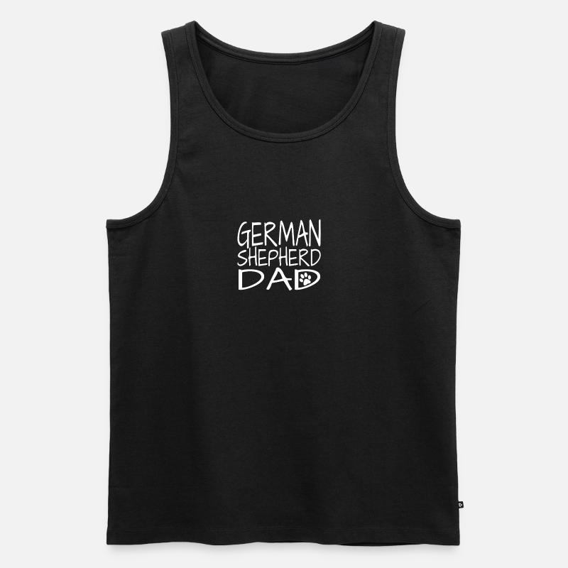 German Shepherd German Shepherd - Men's Premium Organic Tank Top - black
