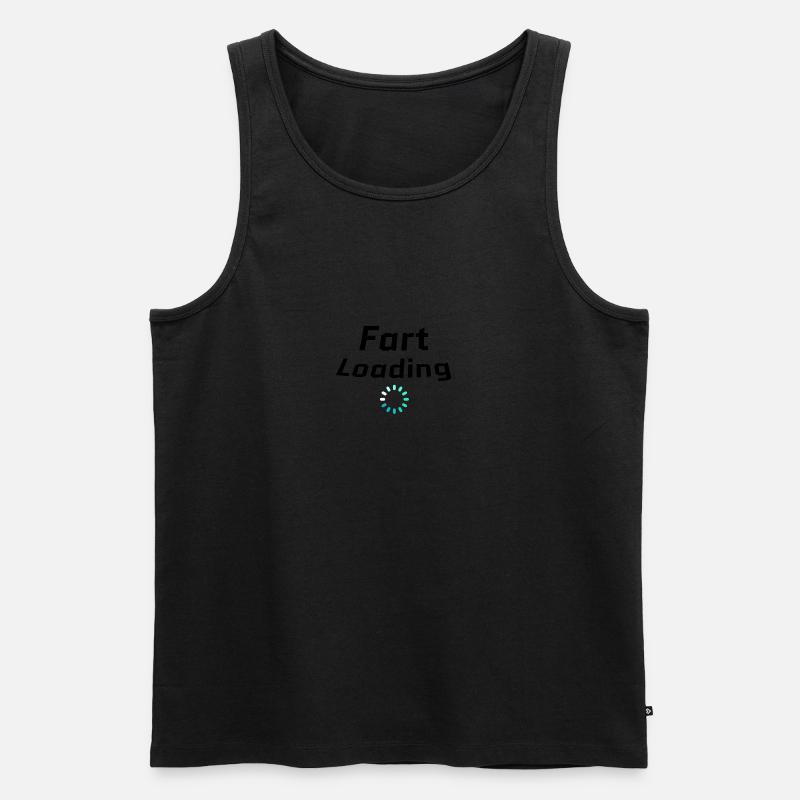 Fart loading - Männer Premium Bio Tank Top - Schwarz