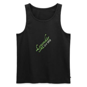 Legendary 1979 - Männer Premium Bio Tank Top - Schwarz - Vorne - Michal (187cm)