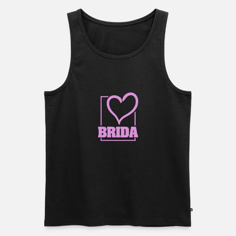 Bachelorette Brida - Männer Premium Bio Tank Top - Schwarz