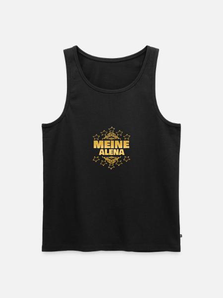 Ehefrau Alena - Männer Premium Bio Tank Top - Schwarz
