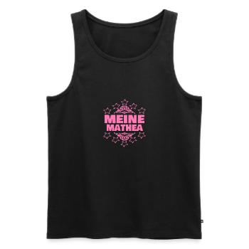 Geschenk für Mathea - Männer Premium Bio Tank Top - Schwarz - Vorne - Michal (187cm)