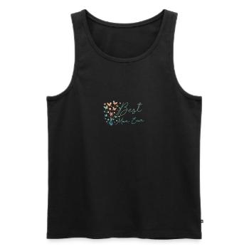 Mama Ehefrau Beste Mama aller Zeiten - Muttertagsgeschenke von - Männer Premium Bio Tank Top - Schwarz - Vorne - AI Model Male 178 light (178cm)