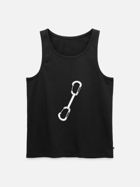 Bouldering Climbing Climbing - Men's Premium Organic Tank Top - black
