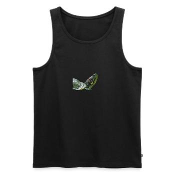 turtle schildkroete - Männer Premium Bio Tank Top - Schwarz - Vorne - AI Model Male 178 light (178cm)