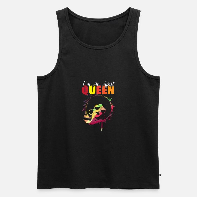 Sternzeichen Widder - Männer Premium Bio Tank Top - Schwarz