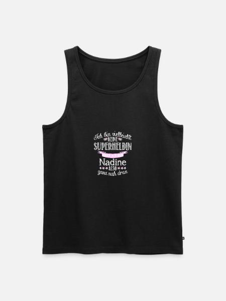 nadine - Männer Premium Bio Tank Top - Schwarz