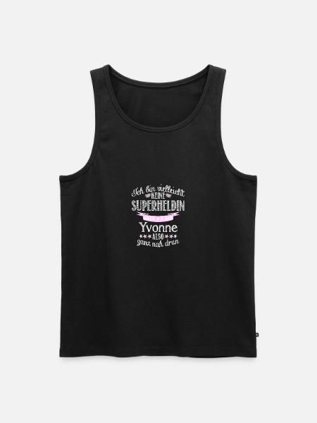 yvonne - Männer Premium Bio Tank Top - Schwarz