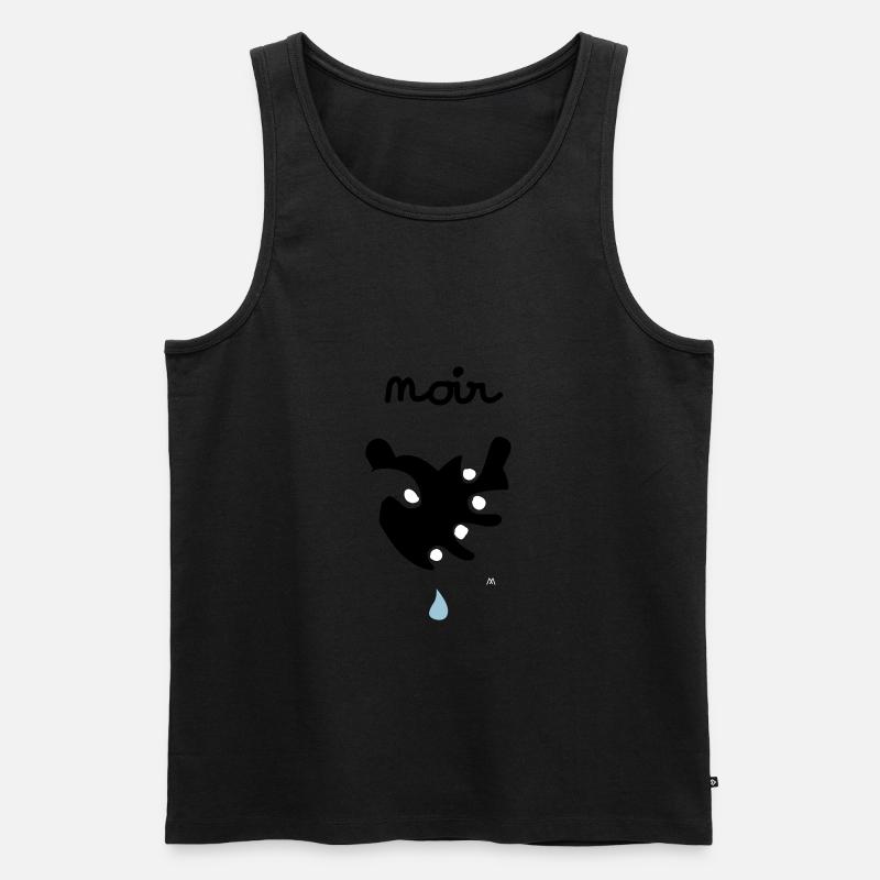 noirdesirrouge - Männer Premium Bio Tank Top - Schwarz
