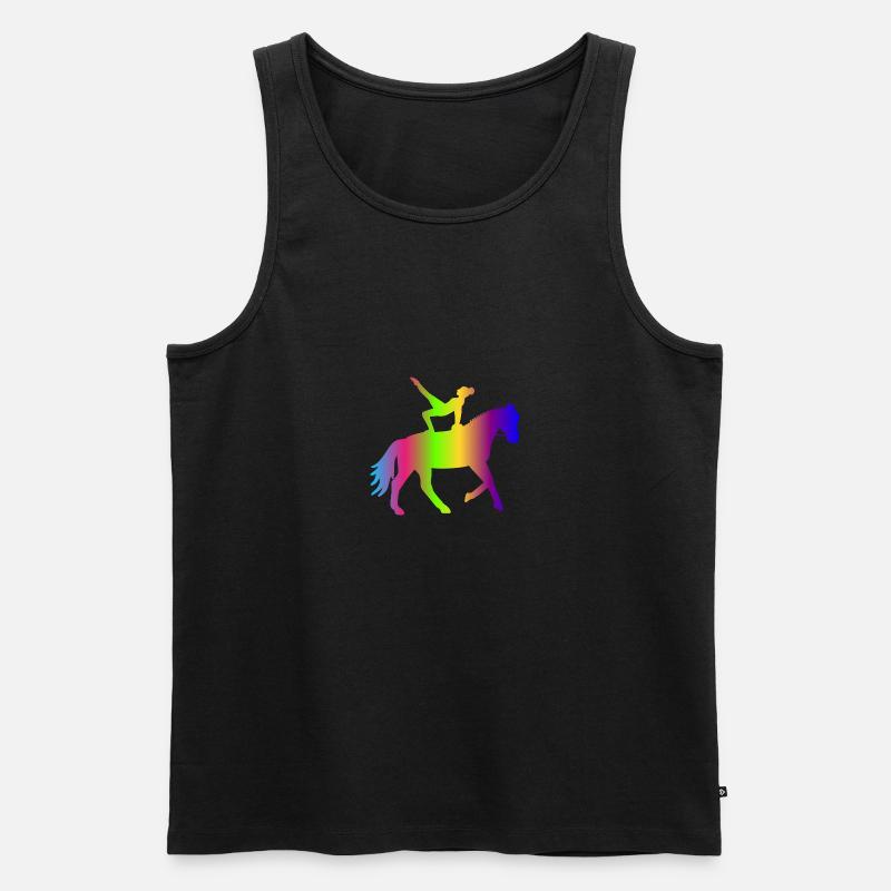 Volti bunt - Voltigierer Geschenk - Männer Premium Bio Tank Top - undefined