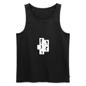Golfspieler Golf - Männer Premium Bio Tank Top - Schwarz - Vorne - Michal (187cm)
