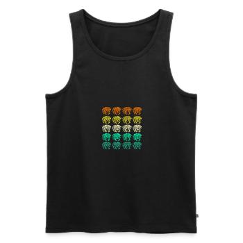 Accordion Player Accordion - Men's Premium Organic Tank Top - black - Front - Michal (187cm)