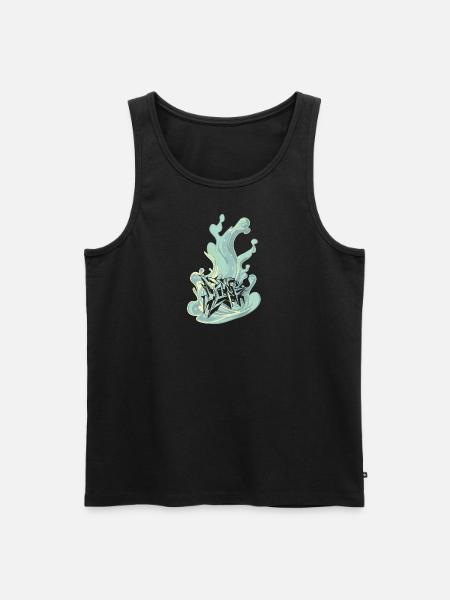 Graffiti Art - Men's Premium Organic Tank Top - black