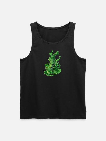 Biology Genetics - Men's Premium Organic Tank Top - black