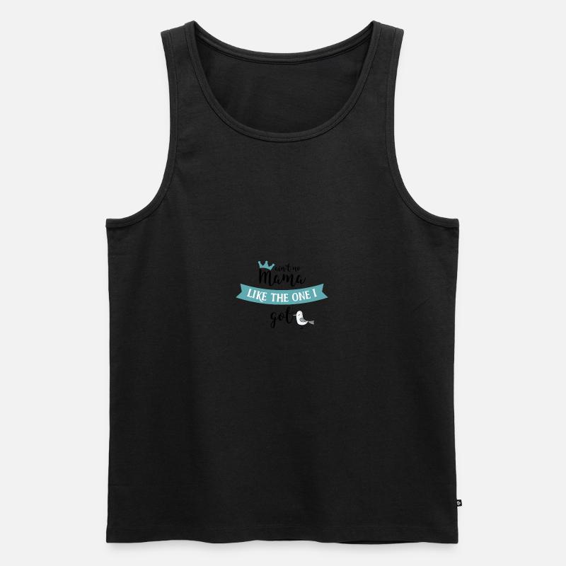 Mama - Männer Premium Bio Tank Top - Schwarz