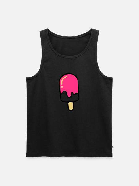 ice - Männer Premium Bio Tank Top - Schwarz