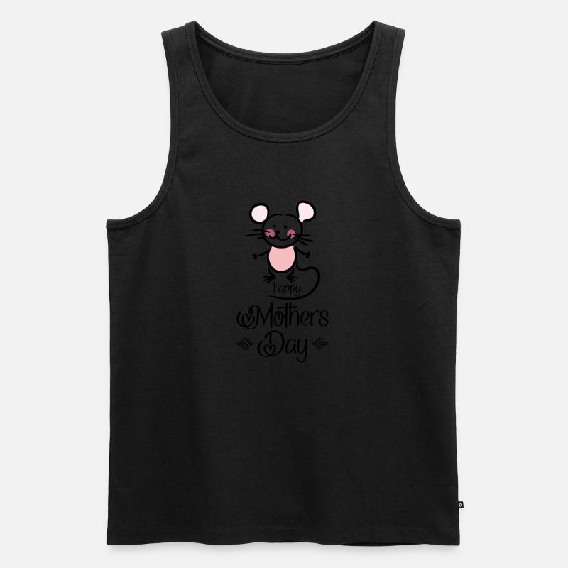 Muttertag - Männer Premium Bio Tank Top - Schwarz