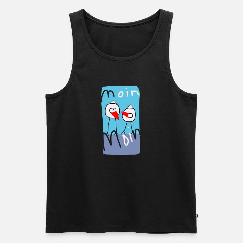 Vögel 10 - Männer Premium Bio Tank Top - Schwarz