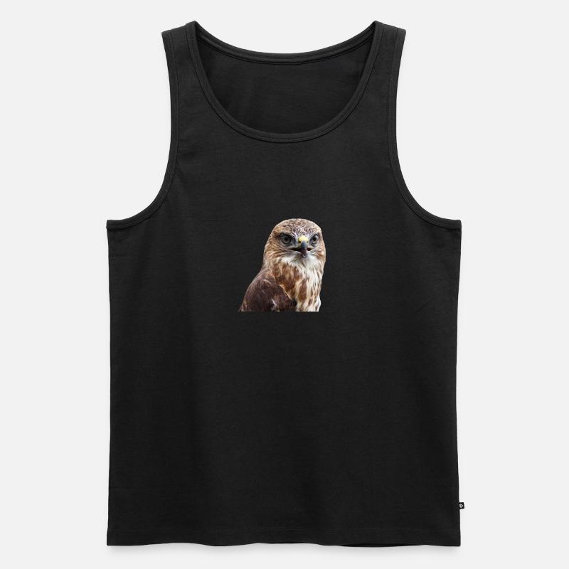 adler eagle buzzard - Männer Premium Bio Tank Top - Schwarz