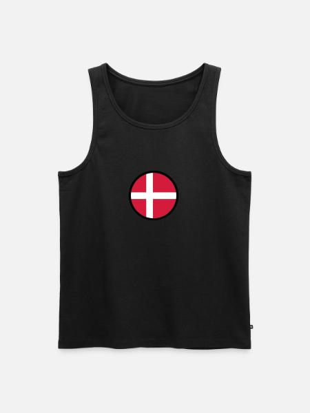 Marked By Denmark - Men's Premium Organic Tank Top - black