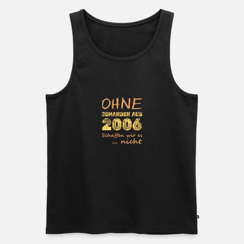 es 2006 - Männer Premium Bio Tank Top - Schwarz