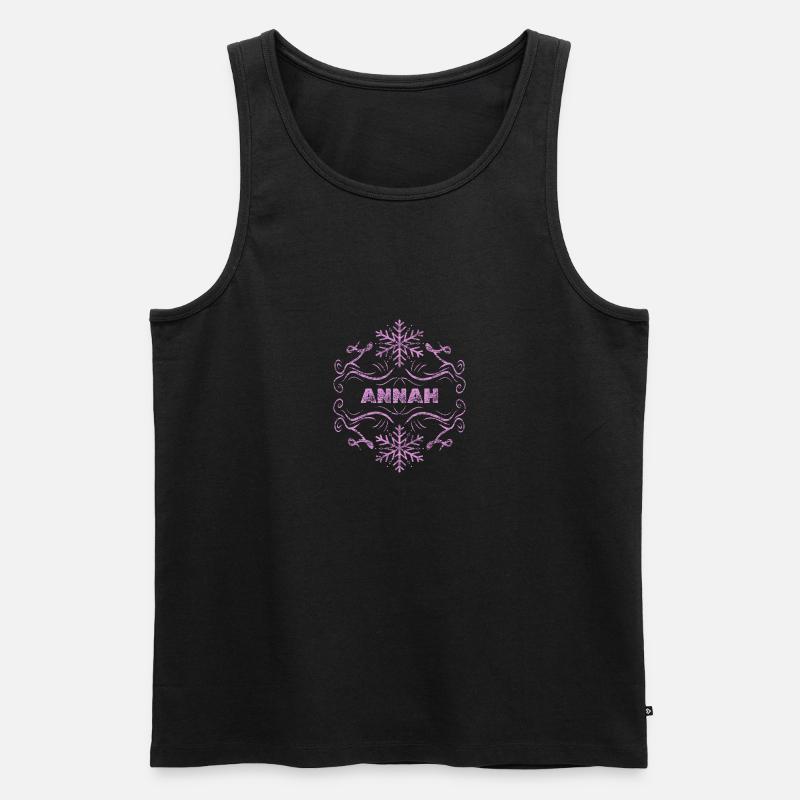 Ehefrau Annah - Männer Premium Bio Tank Top - Schwarz