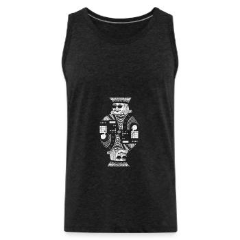 Electronic Music Producer und Beatmaker - Männer Premium Bio Tank Top - Anthrazit - Vorne - Alexander (188cm)