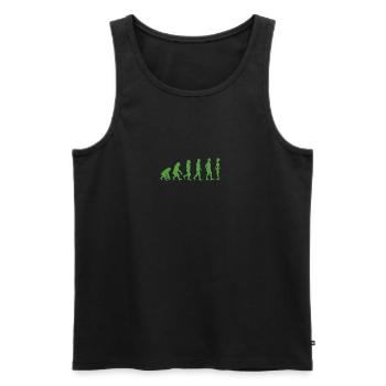 Alien / Zone 51 / UFO: Evolution - Singe - homme - - Débardeur bio Premium Homme - noir - Devant - AI Model Male 178 light (178cm)