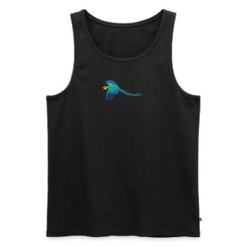 Ara - Männer Premium Bio Tank Top - Schwarz - Vorne - AI Model Male 178 light (178cm)