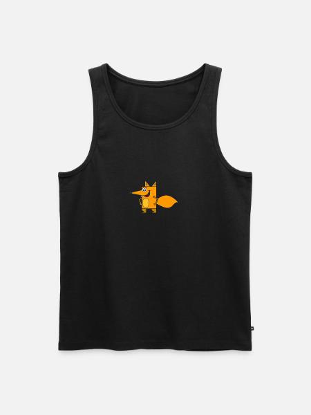 arctic fox fuchs68 - Men's Premium Organic Tank Top - black
