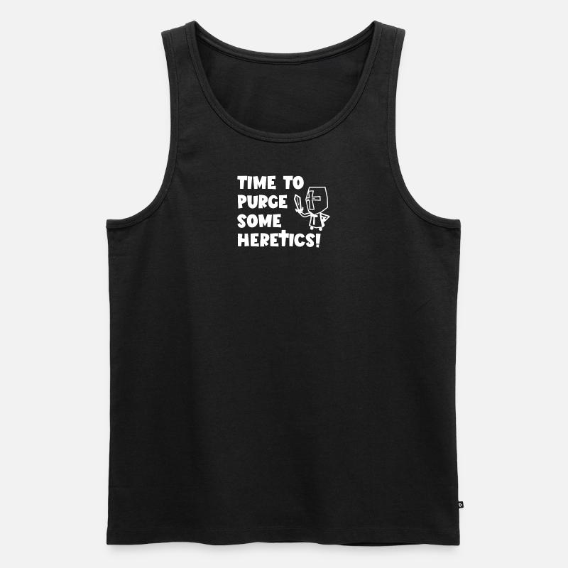 Purge - Crusader - Männer Premium Bio Tank Top - Schwarz