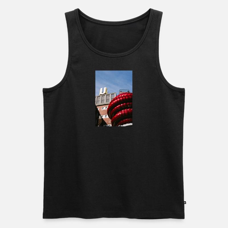 Dortmunder U - Männer Premium Bio Tank Top - Schwarz