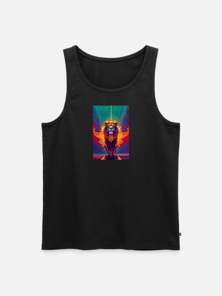 Winged lion - Men's Premium Organic Tank Top - 