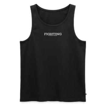 SE BATTRE POUR LE DROIT À UNE BOUCHÉE SUCRÉE - Débardeur bio Premium Homme - noir - Devant - AI Model Male 178 light (178cm)