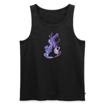 Hexe Hexenkessel Maerchen - Männer Premium Bio Tank Top - Schwarz - Vorne - AI Model Male 178 light (178cm)