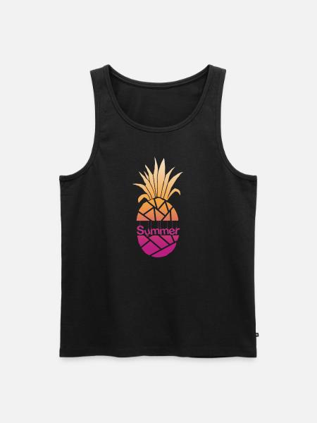 Buzzer - Men's Premium Organic Tank Top - black